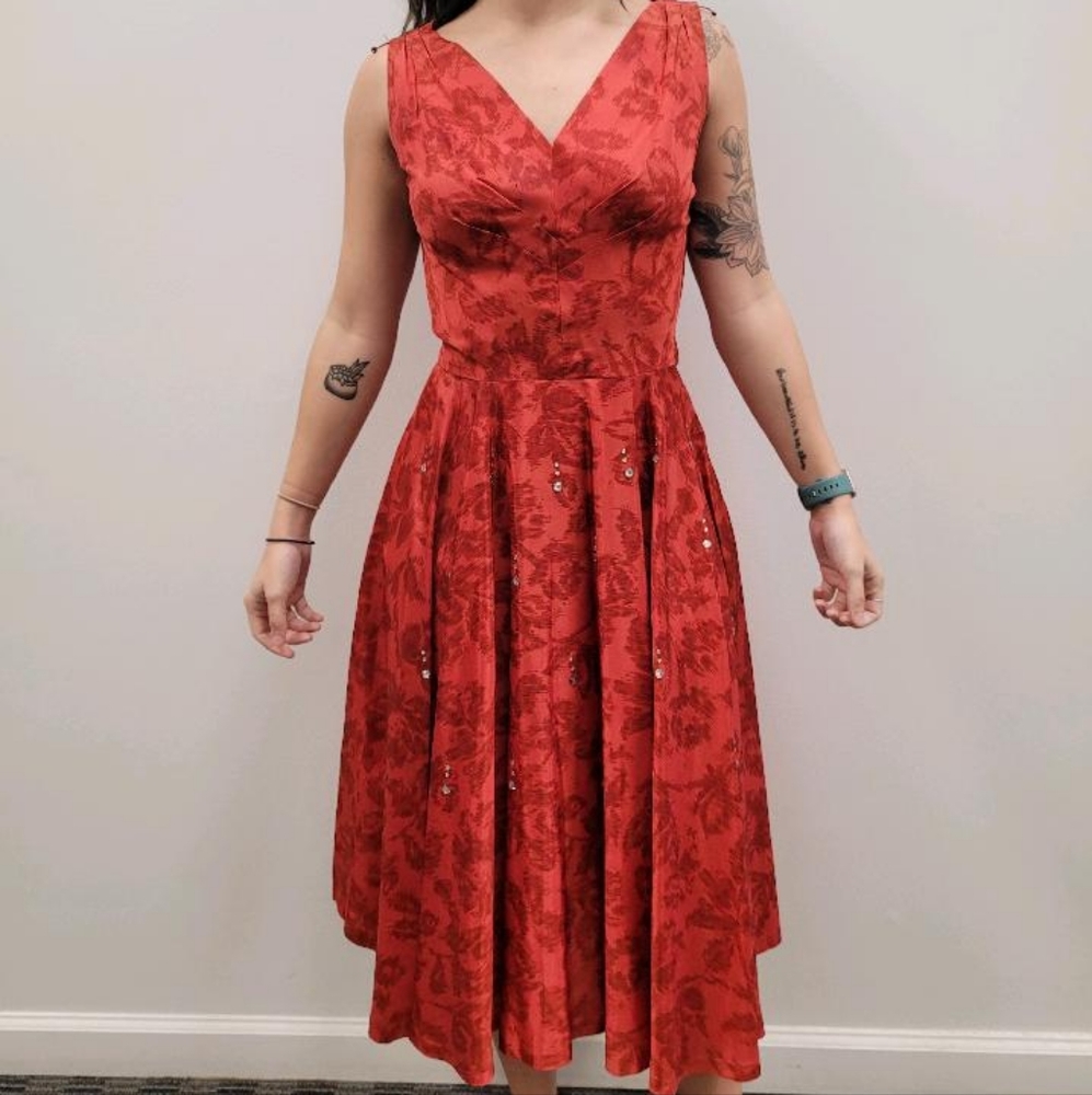 1950s Vintage Party Dress Handmade